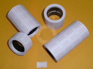 Samolepc etikety 21x12 mm bl - Etikety do klet - 10 kotouk